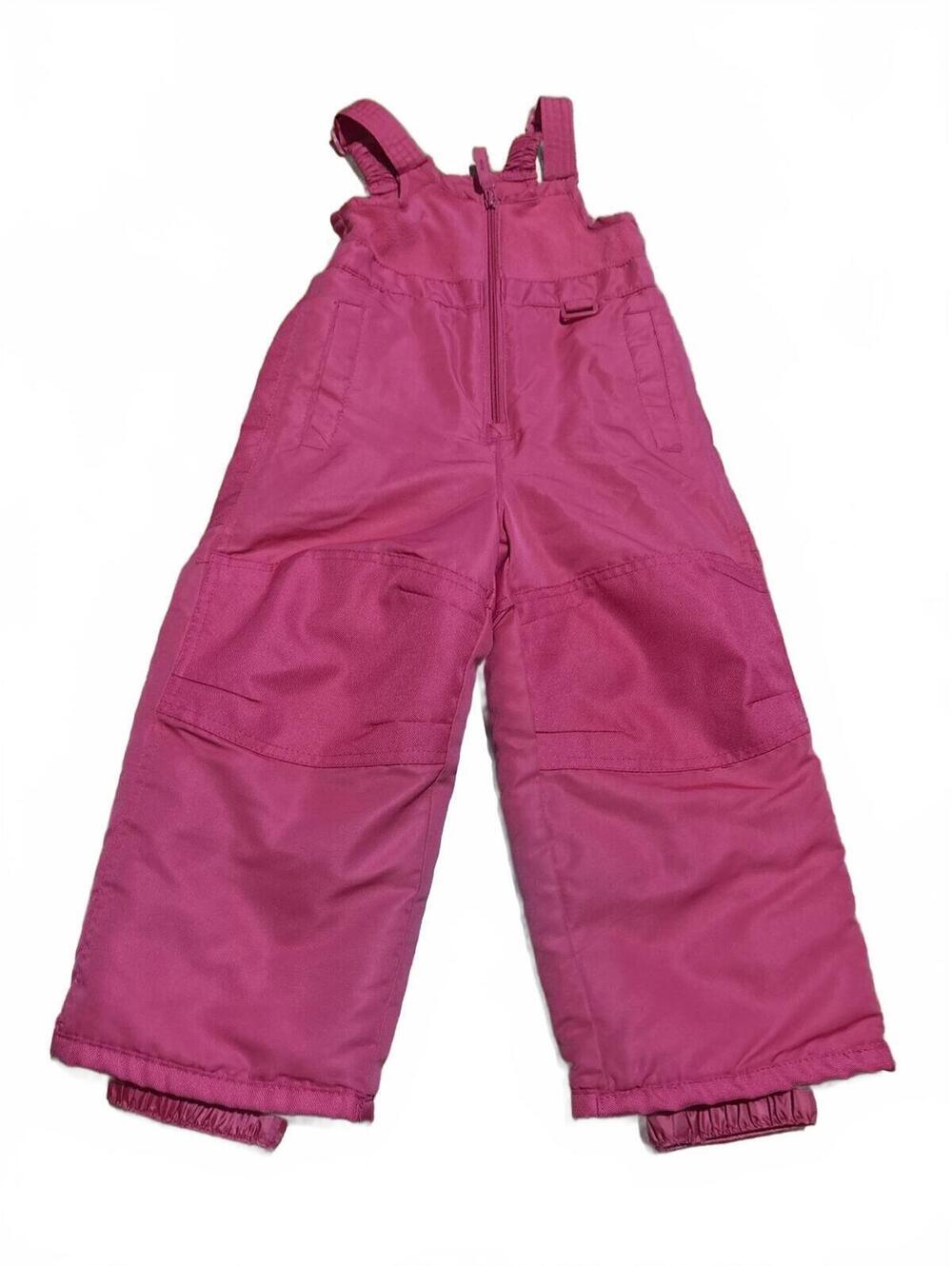 Cherokee Toddler Snow Pants Bib Overalls Size 3T Pink Girls Toddler Kids